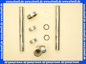 VRA35 Vola Flaschen-Geruchverschluss 1 1/4 Zoll mit Wandrosette 50 mm verchromt