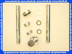 VRA35 Vola Flaschen-Geruchverschluss 1 1/4 Zoll mit Wandrosette 50 mm verchromt