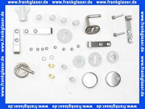 597003 Villeroy & Boch Scharniersatz edelstahl zu WC-Sitz Romantic-Flora 572901090