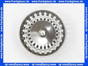 94088361 Villeroy & Boch Körbchen Stopfen für Handbetätigung chrom Durchmesser 82 mm