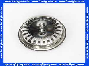 94088361 Villeroy & Boch Körbchen Stopfen für Handbetätigung chrom Durchmesser 82 mm