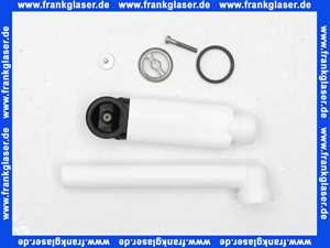 96241161 Villeroy & Boch Überlauf komplett Durchm. 25mm Ab-und Überlauf, Rosette Durch. 35mm