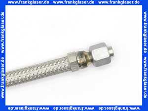 11155200672 Weishaupt Druckschlauch komplett DN6 600 mm lang Edelstahl, mit Schneidring u. Überwurfm.