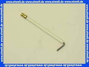13210114037 Weishaupt Zündelektrode Isolator 6 x 80