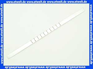 21137315107 Weishaupt Skalenband 0,1 x 10 x 232 Alu selbstklebend Schrift gedruckt schwarz