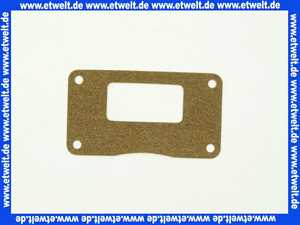 23220025137 Weishaupt Dichtung für Drosselgehäuse WG20 45x81x1 Gummikork TS1028-NBR braun, DVGW