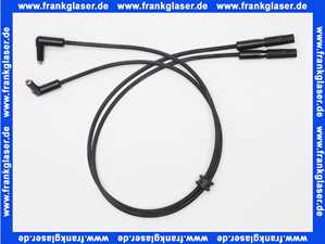24031011092 Weishaupt Zündleitung WL30C 800mm lang um 200 mm verlängert, silikonfrei
