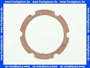 40011050247 Weishaupt Dichtung Flanschrohr 4 mm unten Abgaswärmetauscher WBM-G