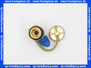 40900013117 Weishaupt Füll- und Entleerhahn G 1/2 mit Verschlusskappe 3/4 und O-Ring