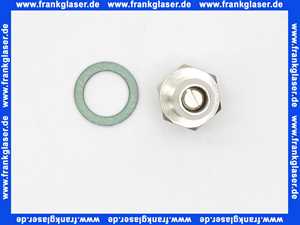 453001 Weishaupt Druckmessnippel G 1/8 A mit Dichtring