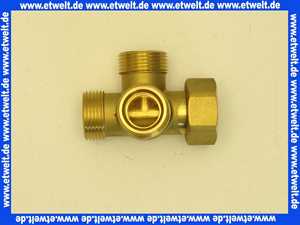 48000007207 Weishaupt T-Stück 3/4Fl. x 3/4AG x 3/4AG x 3/4AG