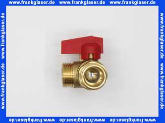 48000007807 Weishaupt Kugelhahn 3/4 HK-Vorlauf rot