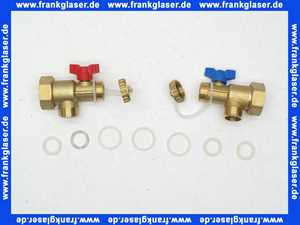 48001000262 Weishaupt Aqua-Anschlussgruppe WHASol 1.0 mit Winkelverschraubung VL/RL 1 x 3/4