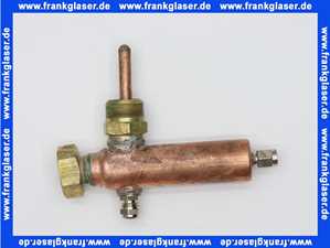 48003000067 Weishaupt Entlüftungsflasche M26x1,5AxM26x1,5I mit Tauchhülse, Anbau Kollektor WTS-F2