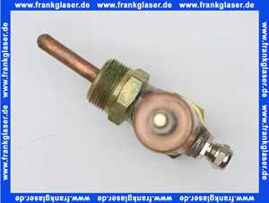 48003000067 Weishaupt Entlüftungsflasche M26x1,5AxM26x1,5I mit Tauchhülse, Anbau Kollektor WTS-F2