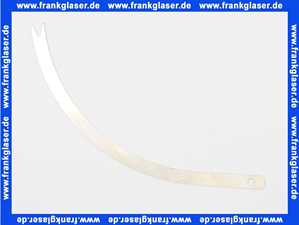 48100000747 Weishaupt Reinigungsklinge gebogen Wärmetauscher WTC 15/25/32-A