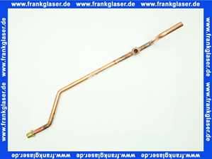 48101140062 Weishaupt Anschlussrohr Vorlauf mit Steckanschluss WTC 15-A