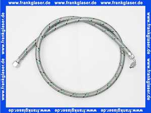 Weishaupt Ölschlauch DN6 auf DN4 1200mm PTFE einseitig Rohrbogen AD 6 491316