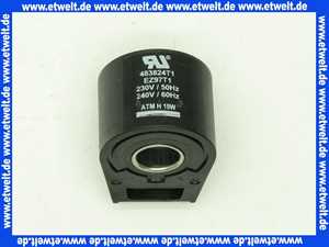 604553 Weishaupt Magnetspule 483824 T1 230V 50Hz 240V 60Hz 19W zu Magnetventil 121K242.,
