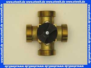 660273 Weishaupt 4-Wege-Mischer BTS 1 1/4W Ms mit Schwerkraftbremse