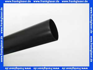 669200 Weishaupt Abgas Mündungsrohr DN 80 0,5 m UV-beständig, PP schwarz