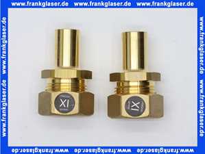 669238 Weishaupt Verschraubungs-Set: 2 St. Verschraubung INOX DN 16 auf 18 mm Ms-Stutzen