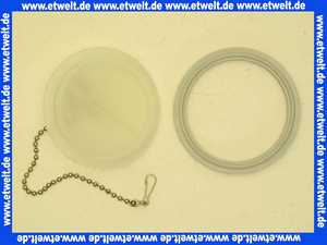 669294 Weishaupt Deckel PP DN 60 mit Dichtung für Revisionsbogen PP/PP DN 125/80 87*