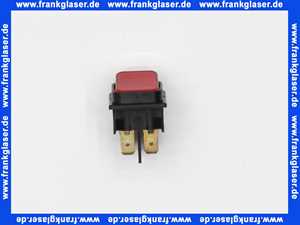 700303 Weishaupt Taster 1-polig 10A 250V Wippe rot mit Signallampe
