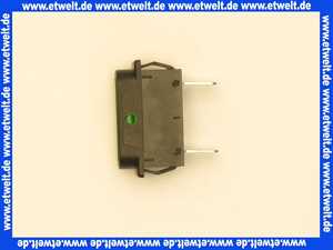 700304 Weishaupt Lampe 2-polig 250V grün