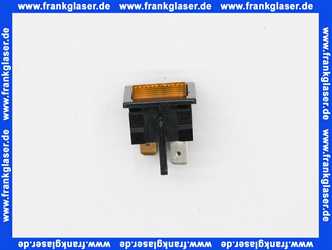 700914 Weishaupt Schalter 1300CBN-AS-B5 250V N/KA Wippe gelb transparent Aufdruck 1