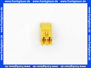 716201 Weishaupt Stecker Nr. 8 2-polig gelb Rast 5 Position laq, 2a Kodierung O1c