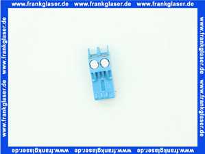 716204 Weishaupt Stecker Nr. 18 2-polig blau Rast 5 Pos. 1b, 2a, 2b, Kod. d20
