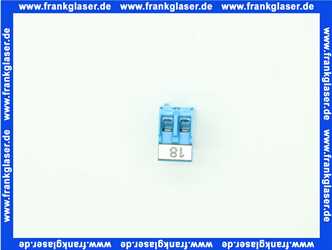 716204 Weishaupt Stecker Nr. 18 2-polig blau Rast 5 Pos. 1b, 2a, 2b, Kod. d20