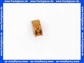 716206 Weishaupt Stecker Nr. 12 2-polig braun gekrimt Rast 5 Position 1a, 2a Kodierung