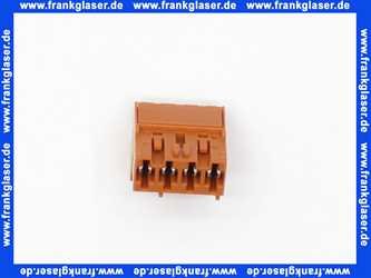 716209 Weishaupt Stecker Nr. 16 4-polig braun Rast 5 Position 2a, 4b Kodierung d20, 03c