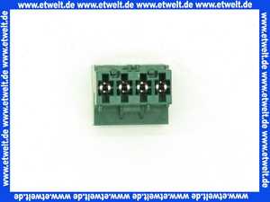 716210 Weishaupt Stecker Nr. 13 4-polig grün Rast 5 Position 1a, 3b Kodierung d20, 03c