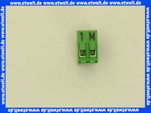 716228 Weishaupt Stecker Nr. 9 2-polig grün Rast 5