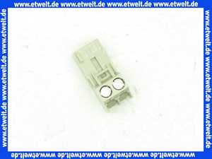 716239 Weishaupt Stecker B10 2-polig grau Rast 5 Pos. 1a