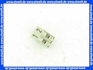716239 Weishaupt Stecker B10 2-polig grau Rast 5 Pos. 1a