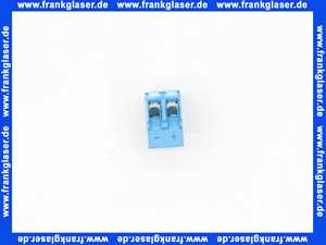716279 Weishaupt Stecker eBUS 2-polig lichtblau Rast 5 K59 PA6 V2