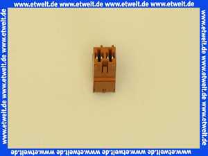 716288 Weishaupt Stecker VA1 2-polig orangebraun Rast 5 K60 PA6 V2