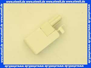 716538 Weishaupt Steckerteil ST18/3 Nr. 1 schwarz mit Doppelklemme, Beschriftung 1