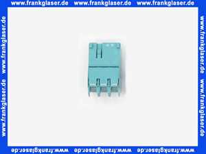 716580 Weishaupt Stecker H1/H2 3-polig türkisblau Rast 5 PA6 V2