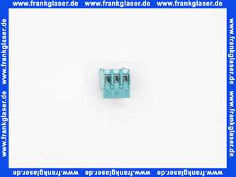 716580 Weishaupt Stecker H1/H2 3-polig türkisblau Rast 5 PA6 V2