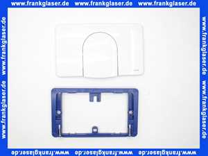 104001 Wisa Betätigungsplatte Drückerplatte Abdeckplatte weiß für Unterputzspülkasten