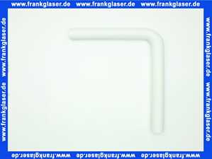 Wisa Spülrohrbogen 390x350 mm, weiß Material: PVC 1409111601