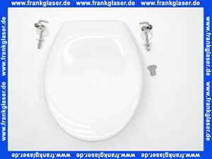 Wisa WC-Sitz Leo, weiß, Duroplast 2,76 kg, exz. Edelstahlscharniere 1409261401