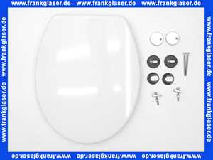 Wisa WC-Sitz Star, weiß, Duroplast 2,76kg, abnehmbar, exz. Edelstahlsch. 1409263601