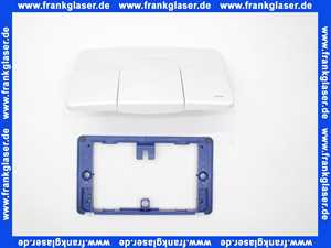 8050888301 Wisa Betätigungsplatte mit Start/Stop für Bedienung von vorne in weiß