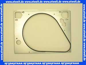 1532810 Wolf Ersatzteil Brennraumboden D300 m. Schaumdichtung, für CGB-35/50,